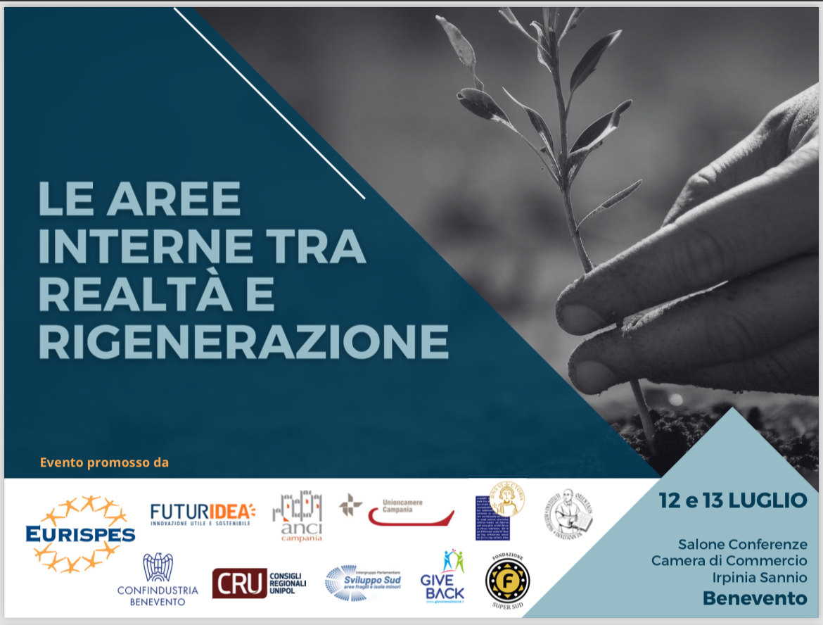 “Aree Interne, tra Realtà e Rigenerazione”: il 12 e 13 luglio alla Camera di Commercio Irpinia-Sannio