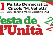 San Martino Valle Caudina: il 21 e 22 Settembre la Festa de l’Unità organizzata dal circolo PD “Martino Vellotti”