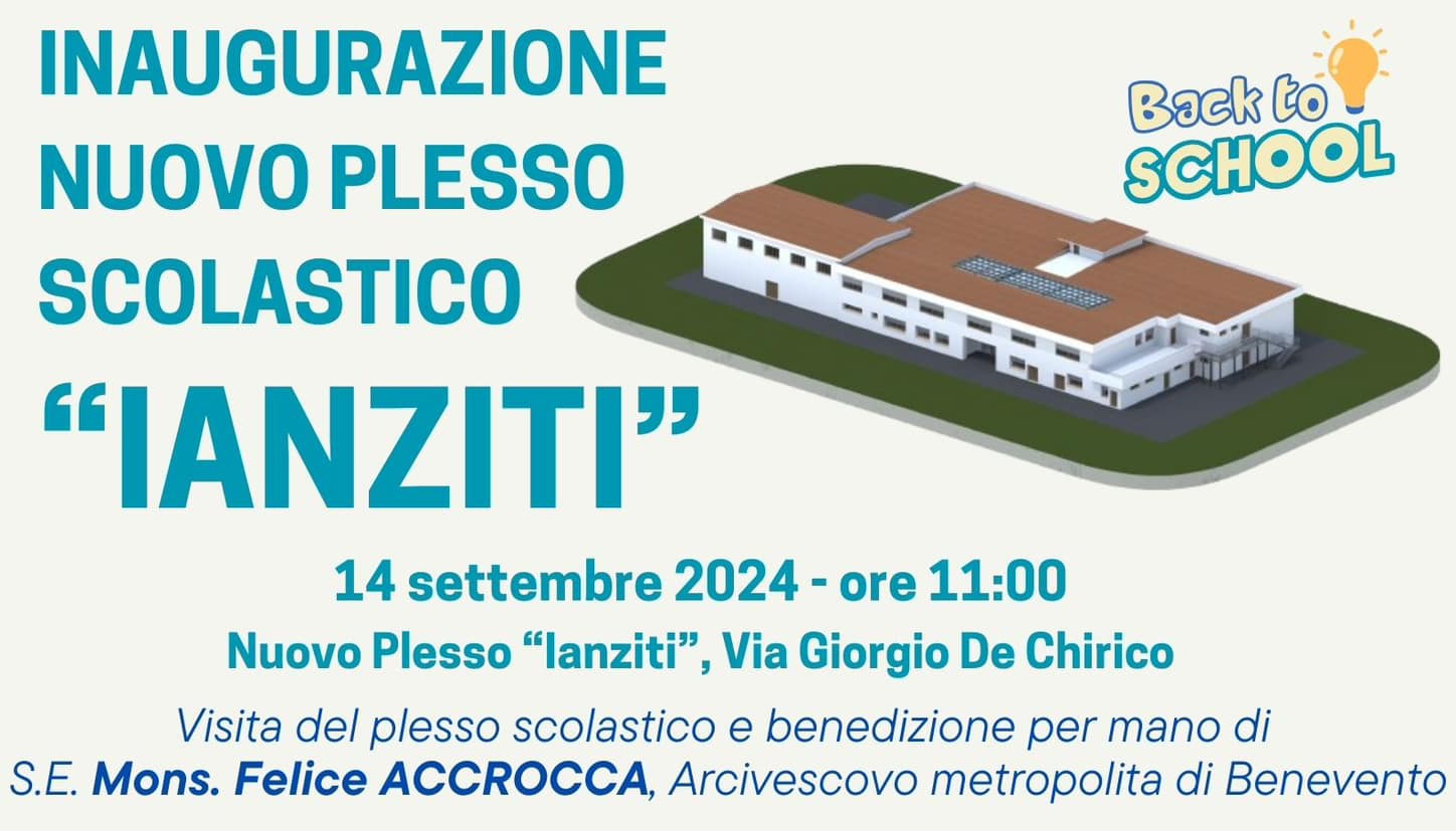 Sabato s’inaugura la scuola “Ianziti”, l’Amministrazione Agostinelli centra un traguardo storico per San Bartolomeo in Galdo   
