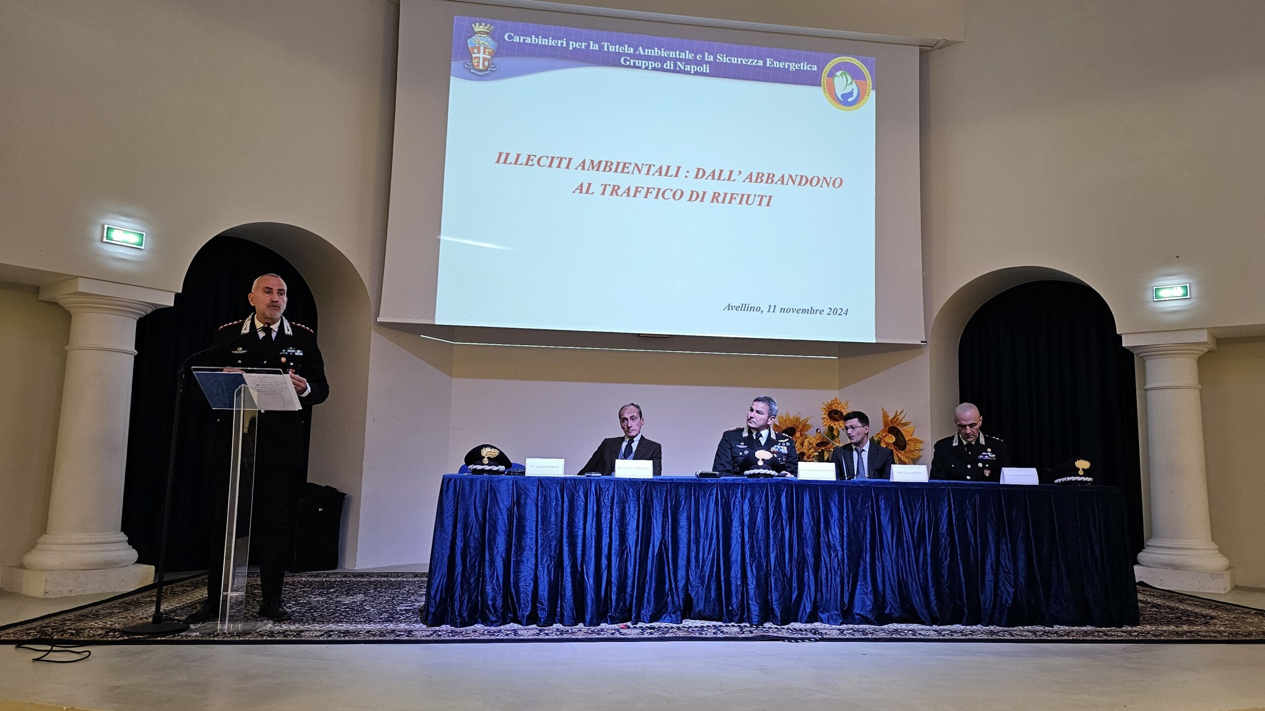 Avellino: conferenza operativa dei Carabinieri per il contrasto alle violazioni ambientali
