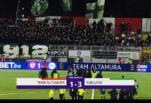 Team Altamura -Avellino: 1-3. Vittoria dei lupi allo Stadio D’Angelo