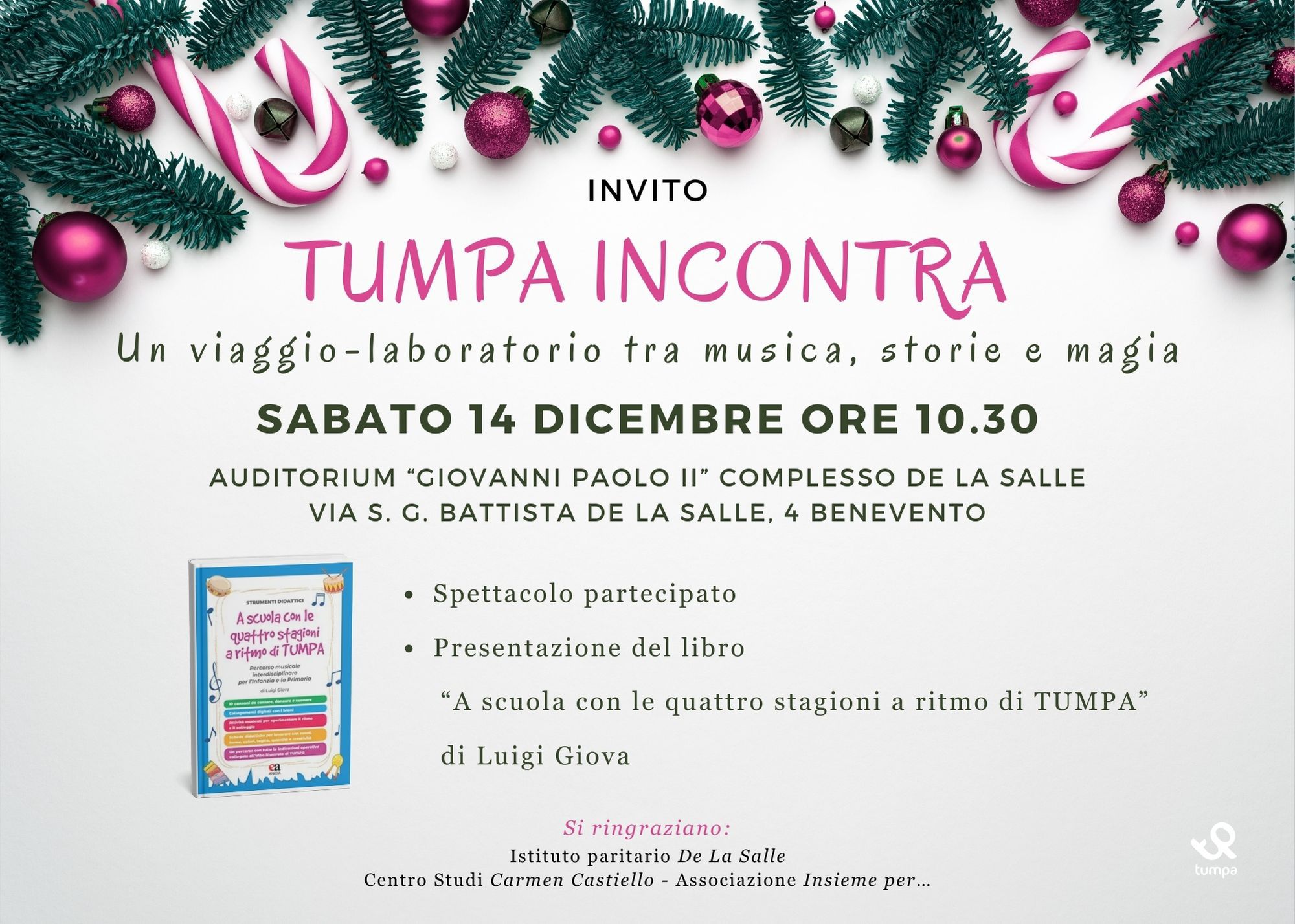 A scuola con le quattro stagioni a ritmo di TUMPA