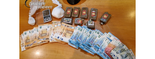 Benevento, scovata base di spaccio al Rione Ferrovia: sequestrati oltre 850 grammi di droga, arrestato un 40enne