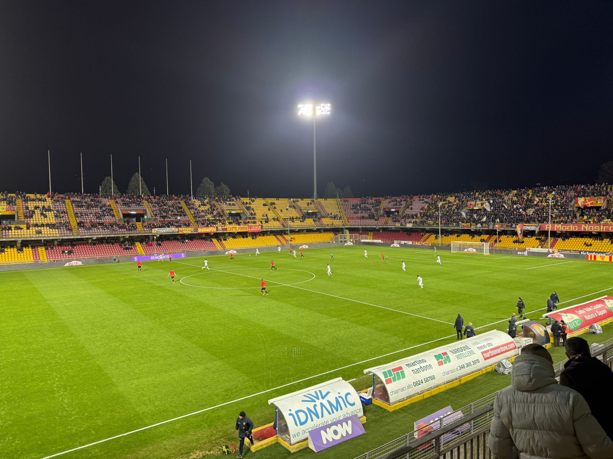 Benevento-Giugliano: 0-1. Celeghin beffa la capolista