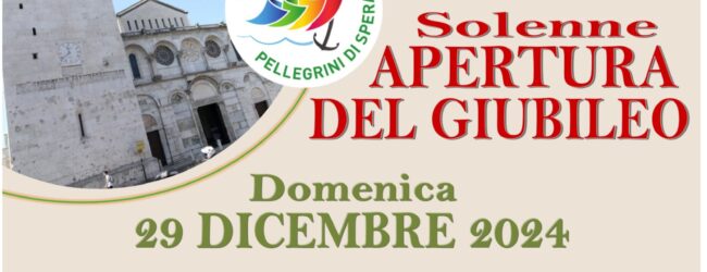 Giubileo,domenica solenne celebrazione in Cattedrale
