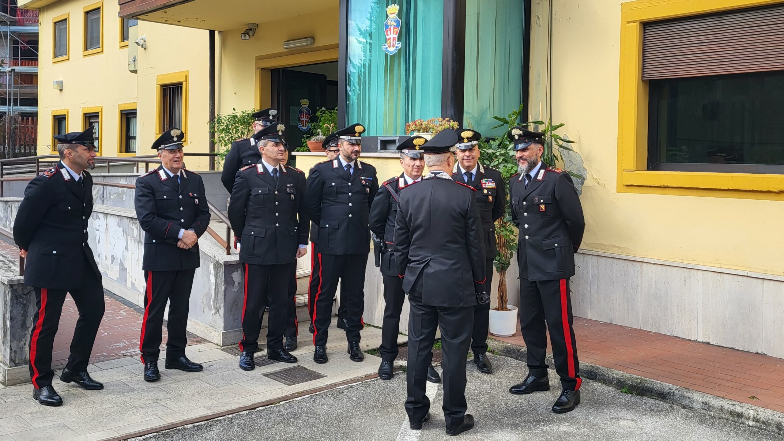 Il Comandante della Legione Carabinieri “Campania”,  Generale di Divisione Canio Giuseppe La Gala,  in visita ad alcuni reparti dell’Arma irpina