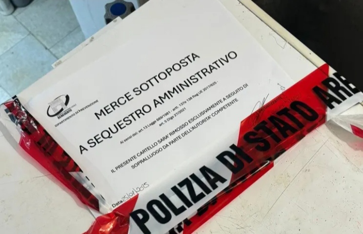 Polizia,sospesa attività di ristorazione a Pietrelcina: sequestro di 100 kg di alimenti e violazioni igienico-sanitarie