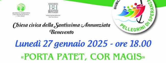 Giubileo 2025: a Benevento la manifestazione ”Porta Patet. Cor Magis” per narrarne i fondamenti e simboli