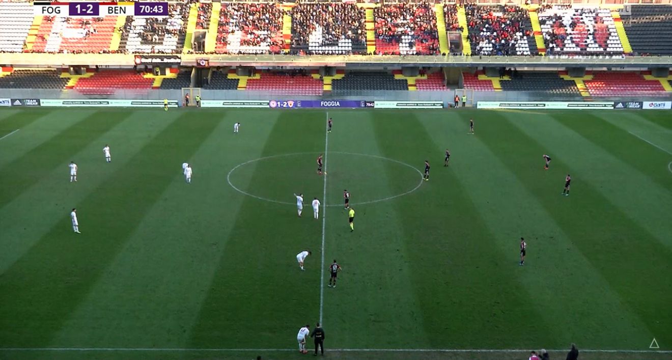 Foggia-Benevento: 2-2. Emmanusso la riacciuffa nel finale, pari con rimpianti per i giallorossi