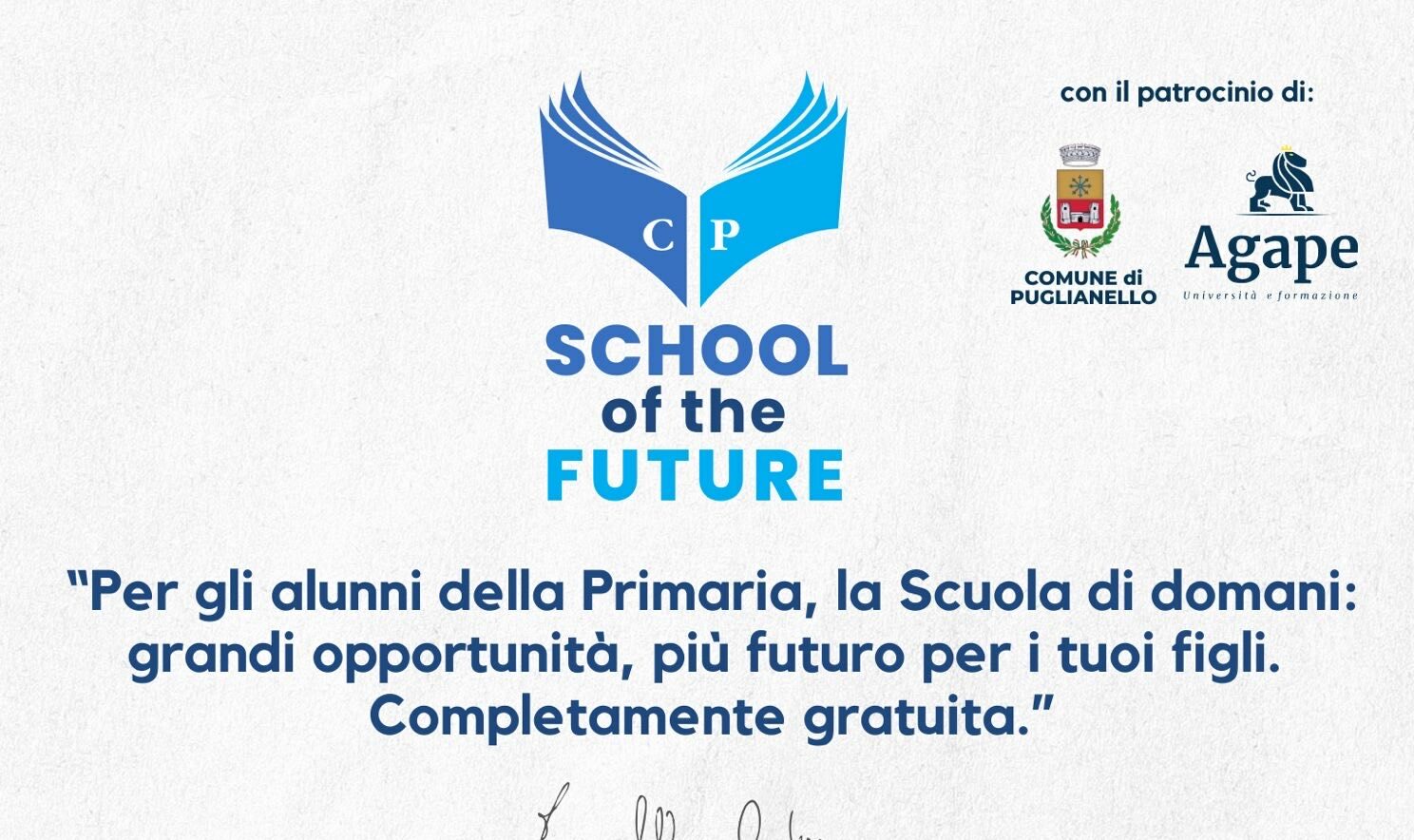 A Puglianello una scuola ispirata ai campus americani. Rubano e Iannotti: “Un progetto che guarda alle sfide di domani’”