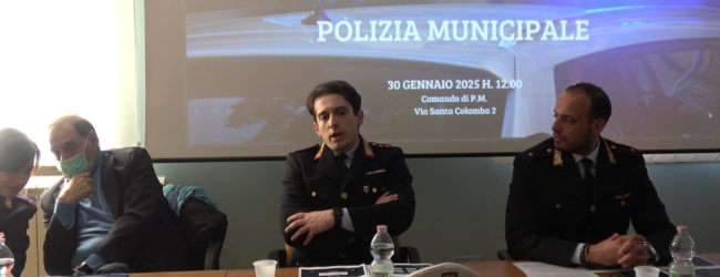Polizia Municipale di Benevento, questa mattina la conferenza stampa sulle attività del 2024