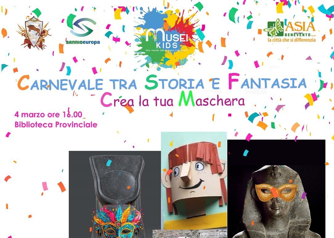 Alla Biblioteca provinciale l’evento “Carnevale tra storia e fantasia. Crea la tua maschera”