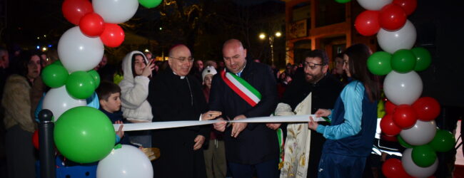 Limatola, inaugurati nuovi campetti e area verde attrezzata