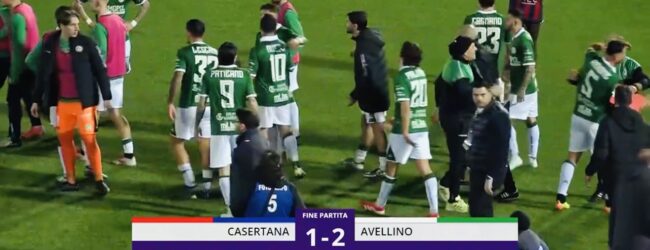 L’Avellino rimonta e vince: Cagnano ed Enrici decisivi a Caserta