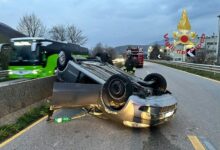 Grave incidente sul raccordo autostradale Avellino-Salerno: intervengono i Vigili del Fuoco di Avellino