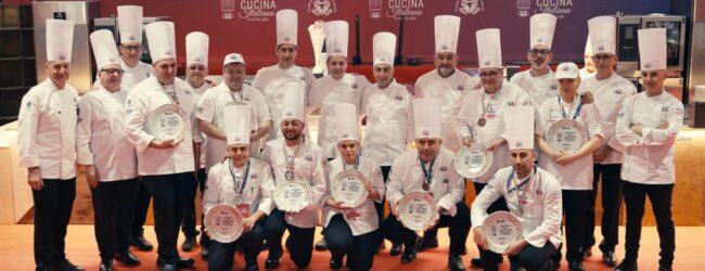 Il Culinary Team Avellino conquista la medaglia d’argento ai campionati della cucina italiana