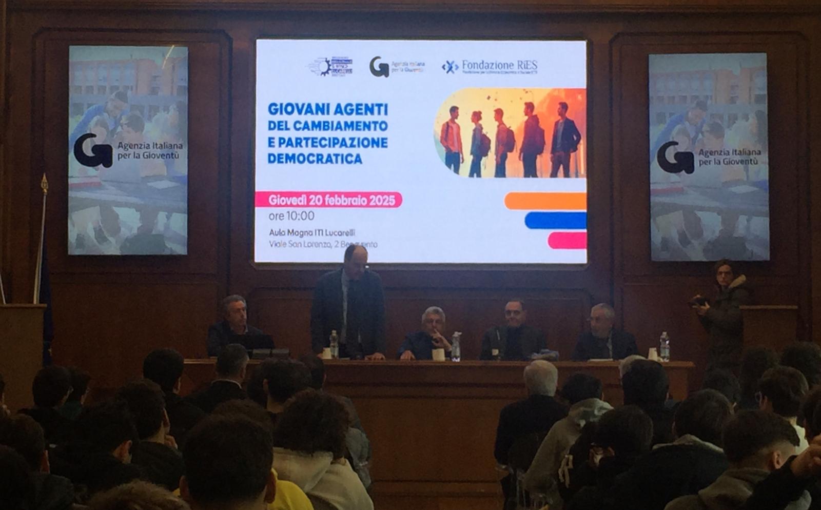 Giovani agenti del cambiamento: l’incontro all’ITI Lucarelli sul futuro delle aree interne