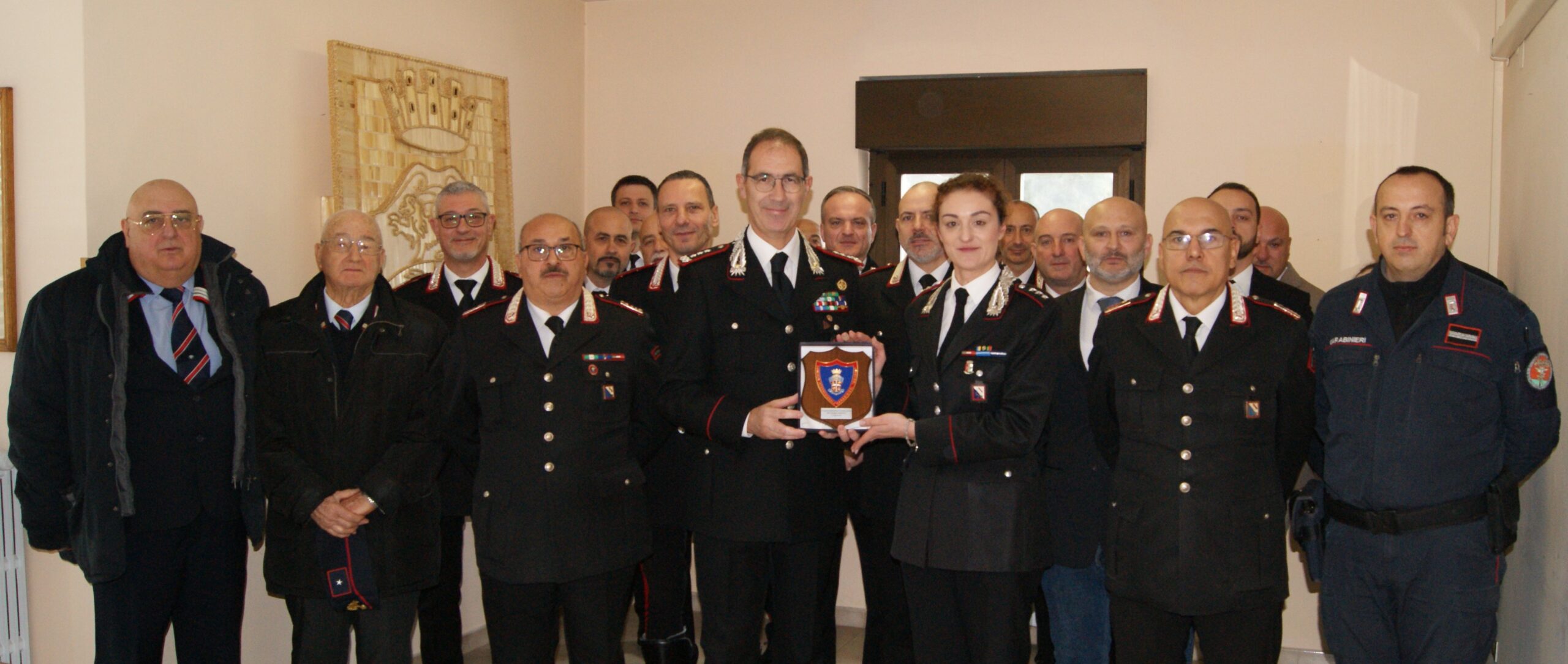 Il Generale Minicucci in visita alla Compagnia Carabinieri di Montesarchio e alla stazione di Pietrelcina
