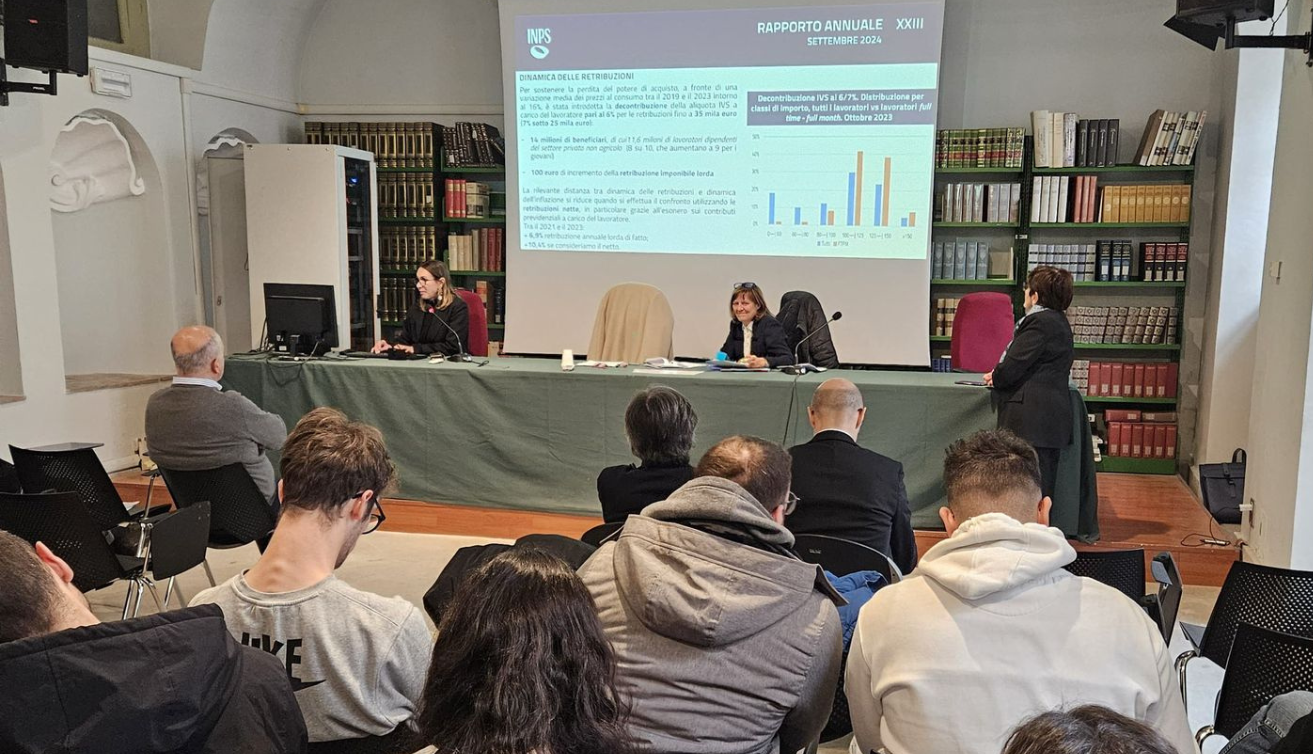 Previdenza e lavoro: analisi e prospettive nel XXIII Rapporto INPS presentato a Unisannio