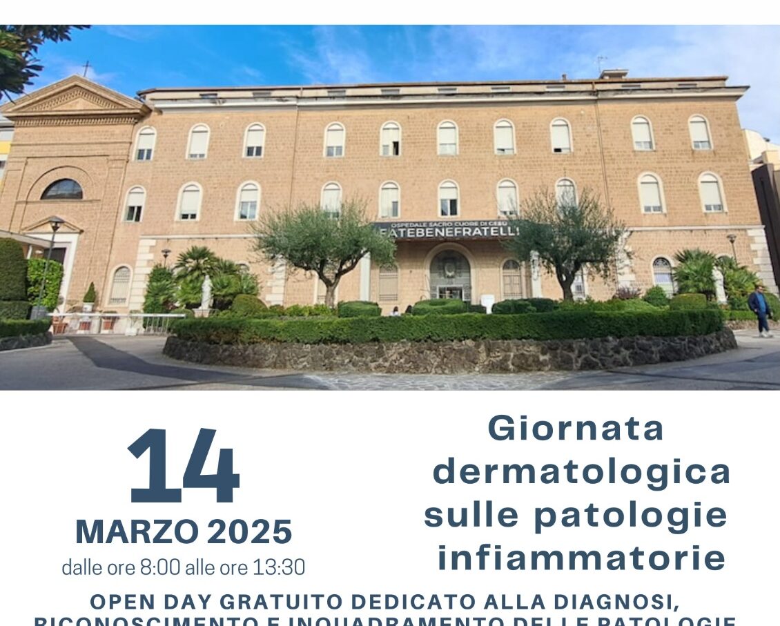 Al Fatebenefratelli di Benevento la “giornata dermatologica sulle patologie infiammatorie”