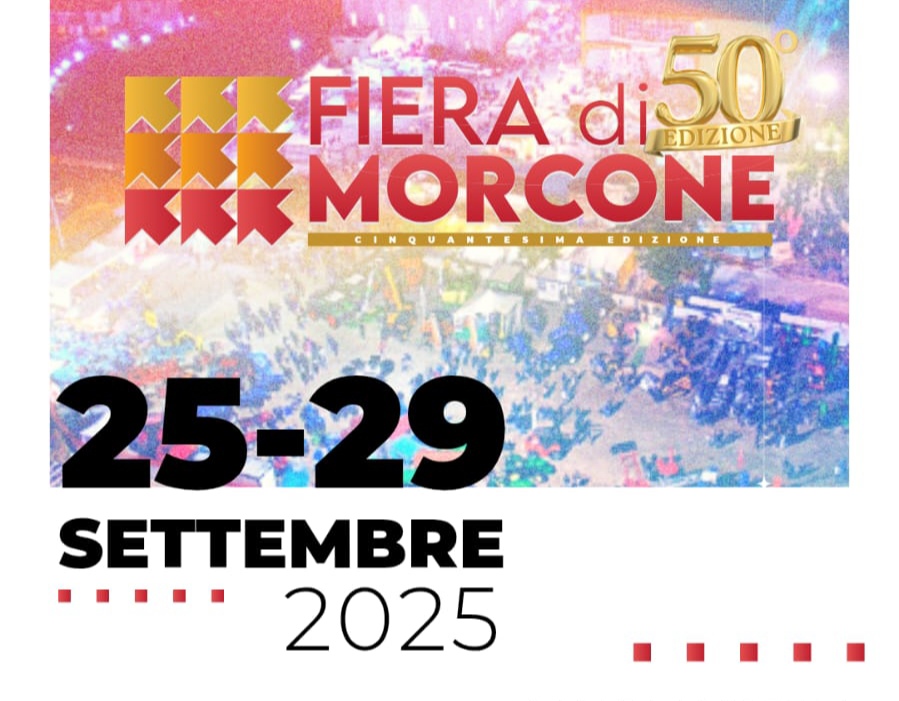 La 50ª Fiera di Morcone: un appuntamento imperdibile per espositori e visitatori