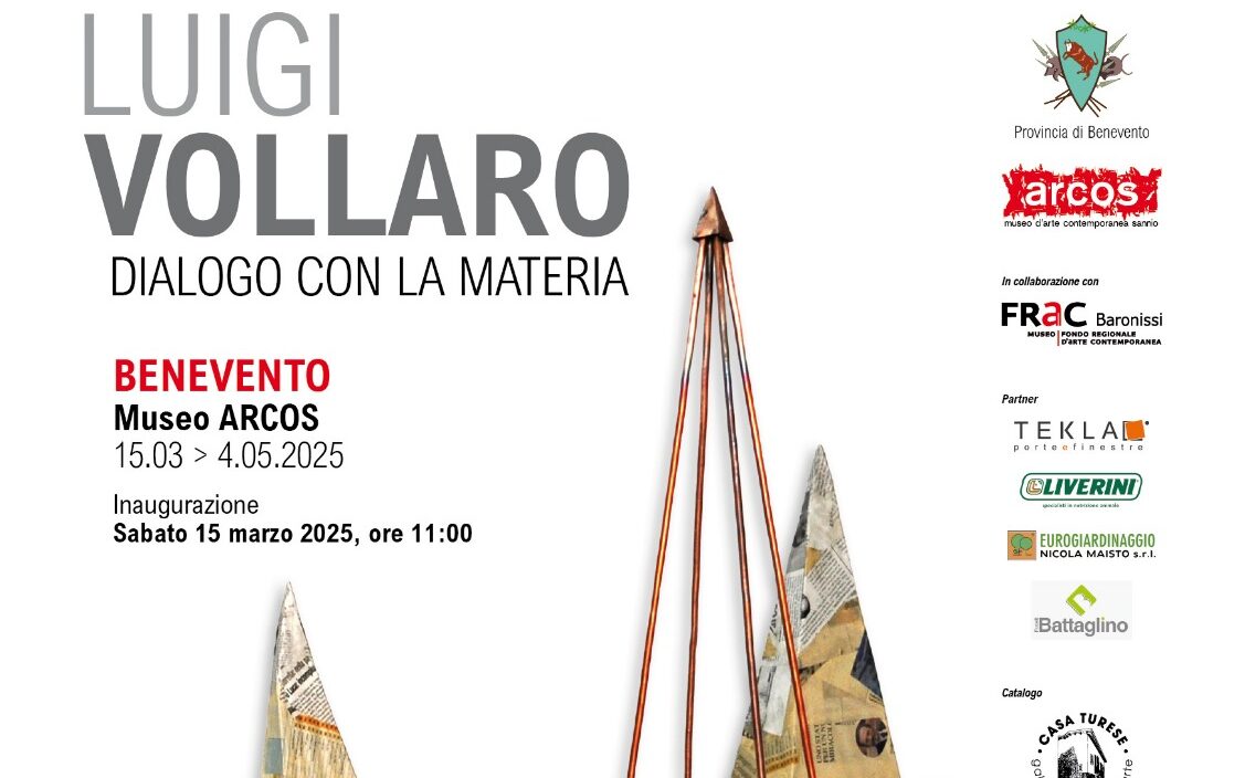Il Museo Arcos ospita la mostra di Vollaro ”Dialogo con la materia”