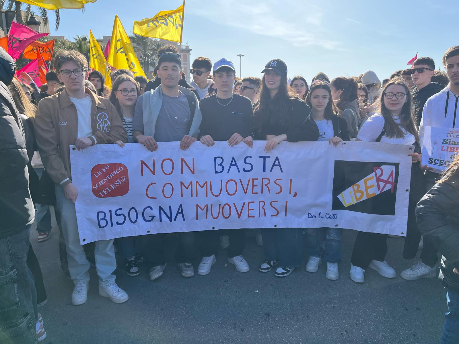 Libera Benevento e il Liceo Scientifico Telesi@ a Trapani per la Giornata della Memoria e dell’Impegno