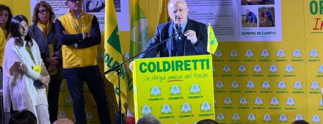 “Giovani, eccellenza e qualita’”, la ricetta del governatore De Luca per l’agricoltura delle aree interne della Campania