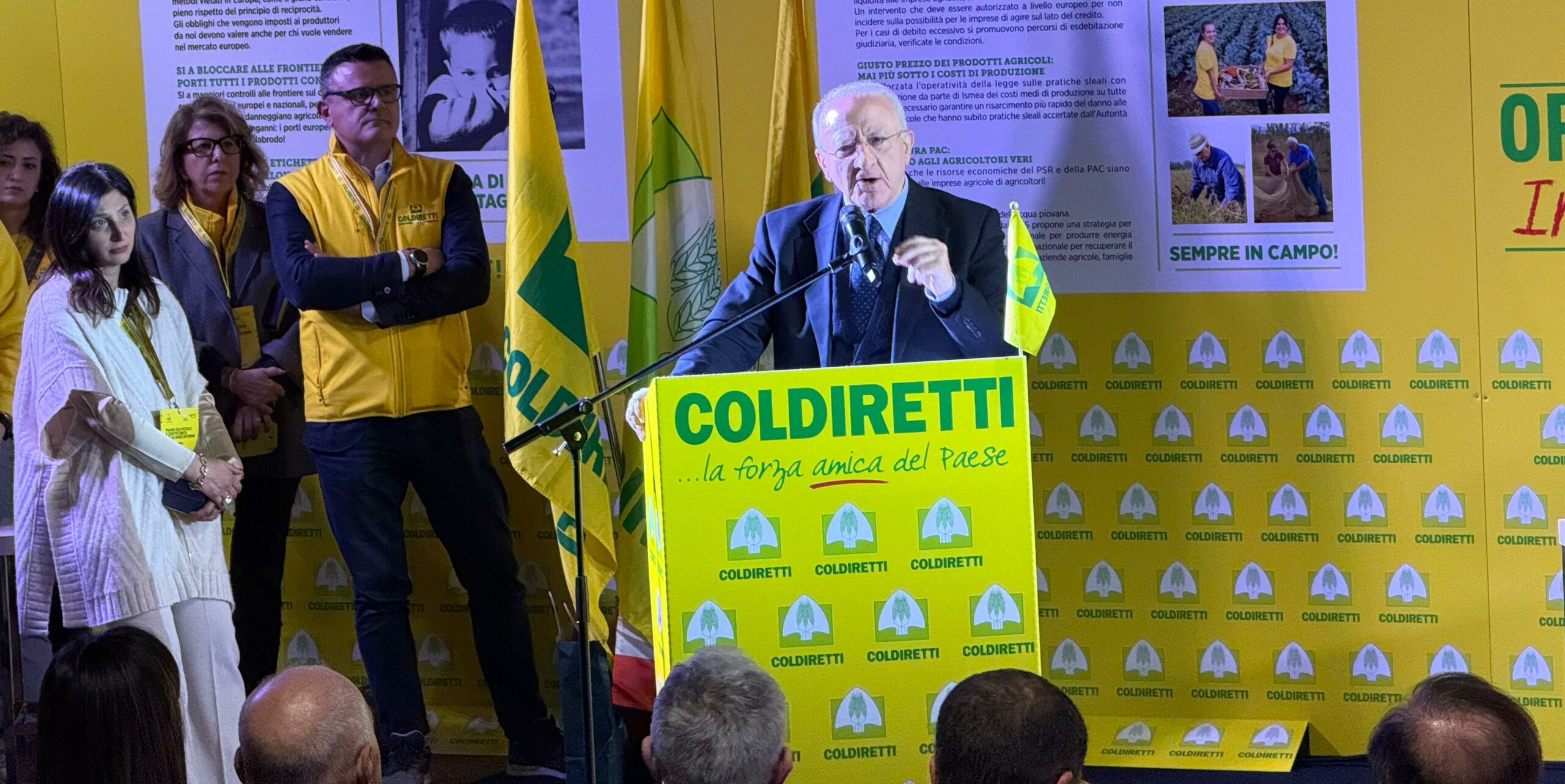 “Giovani, eccellenza e qualita’”, la ricetta del governatore De Luca per l’agricoltura delle aree interne della Campania