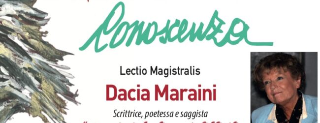 Dacia Maraini protagonista dell’11° Festival Filosofico del Sannio con una lectio magistralis sulle donne e la libertà