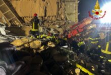Anche i Vigili del Fuoco di Avellino sul crollo della palazzina a Bari: la donna dispersa è stata trovata ed estratta viva