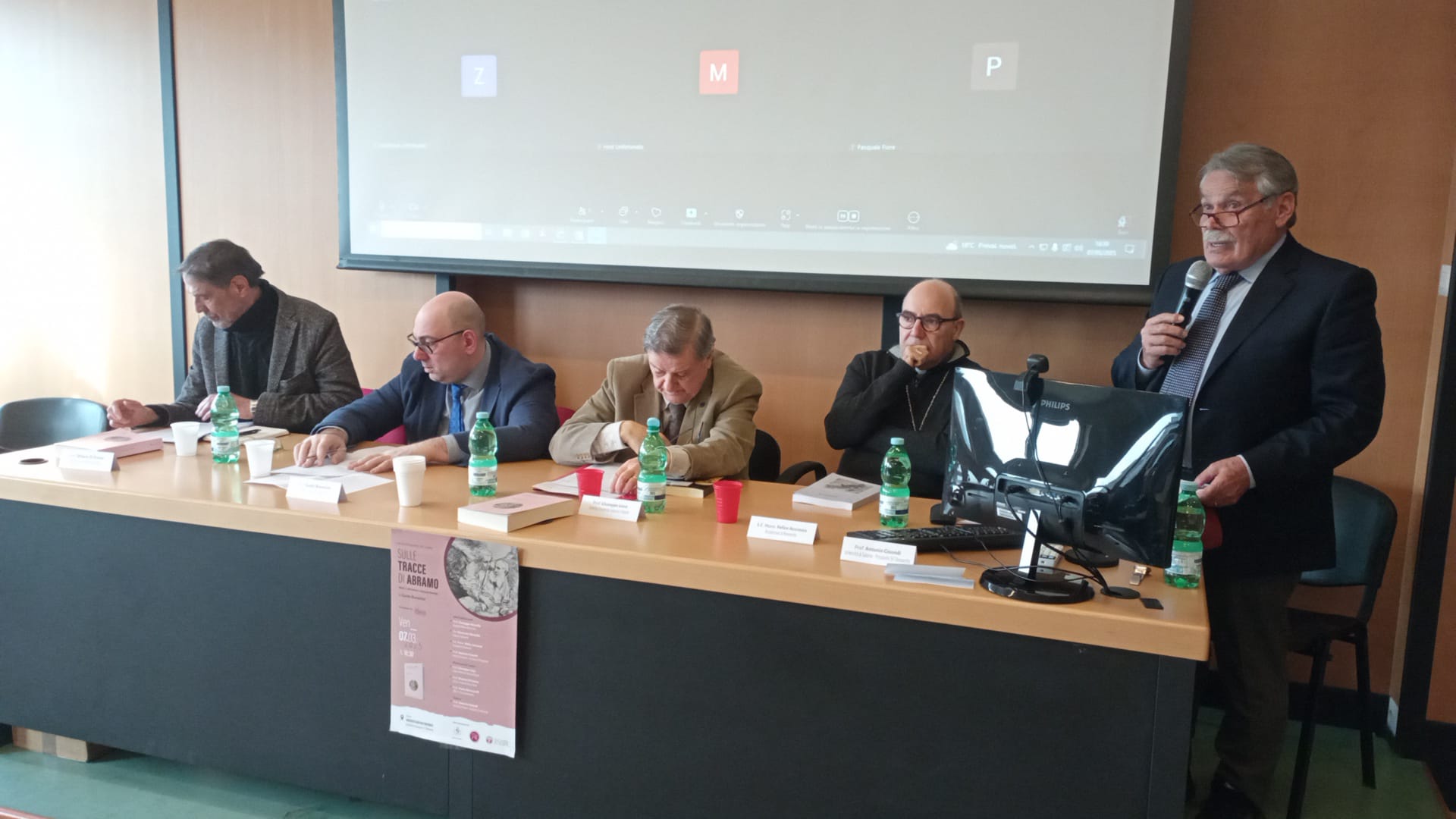 Il Prof. Guido Bianchini presenta il suo libro ”Sulle tracce di Abramo. Resti di ebraismo in Jacques Derrid”