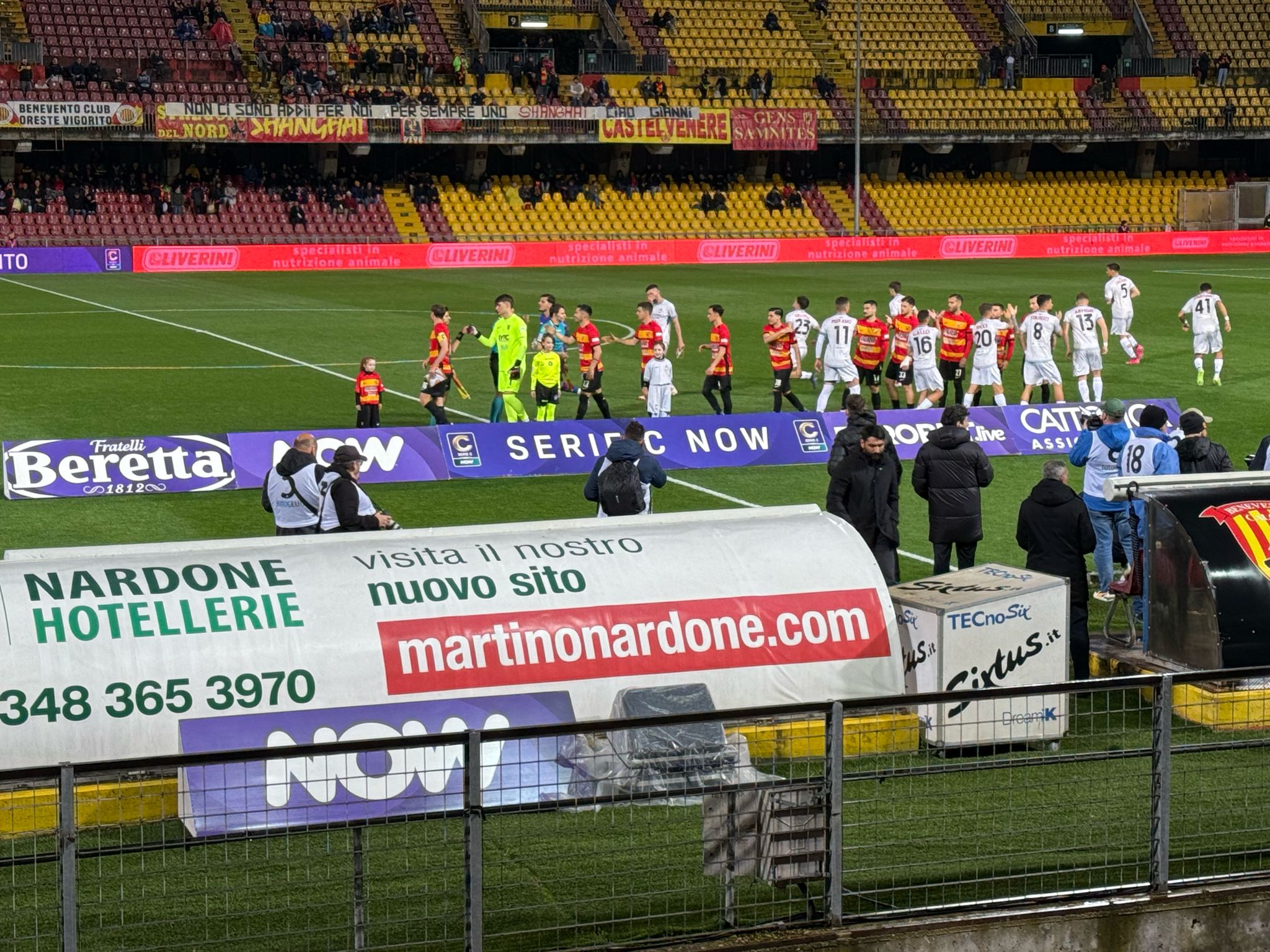Benevento-Crotone: 1-1. Torna Auteri, ma resta il segno X. Acampora risponde a Ricci