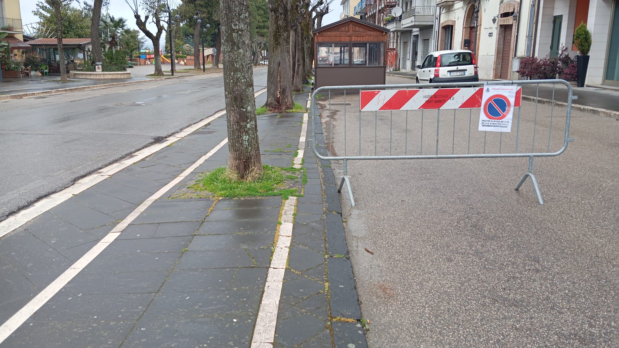 Partiti i lavori di rifacimento del manto stradale lungo viale Spinelli a San Giorgio del Sannio