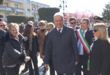 Grottaminarda| Sessant’anni dell’A16, il ministro Piantedosi: “Celebriamo la visione di Sullo. Su Alta velocità, piattaforma logistica e crisi idrica l’impegno del Governo”