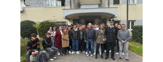 Benevento: lezione di legalità all’ITI “Bosco Lucarelli”, i Carabinieri conquistano gli studenti