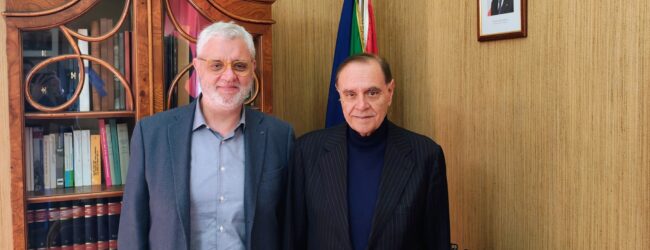 Mastella incontra il presidente Lilt Benevento Antonio Febbraro