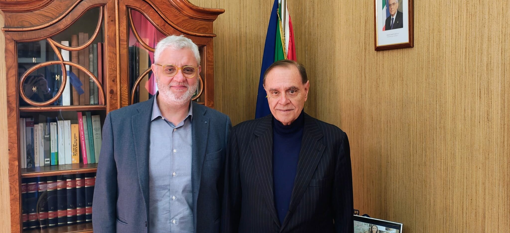 Mastella incontra il presidente Lilt Benevento Antonio Febbraro