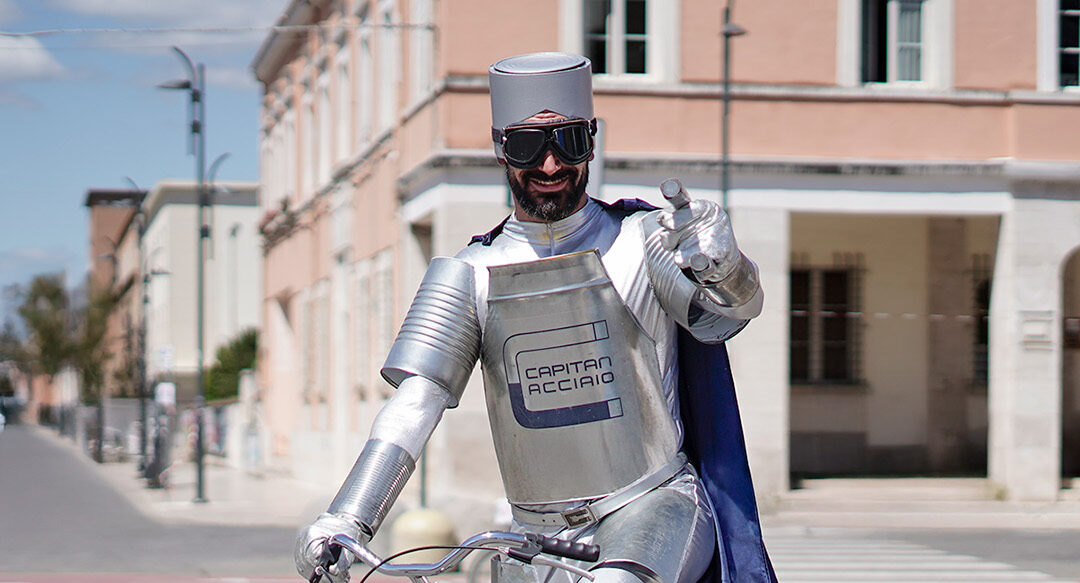 Capitan Acciaio arriva ad Avellino per raccontare il valore della raccolta differenziata