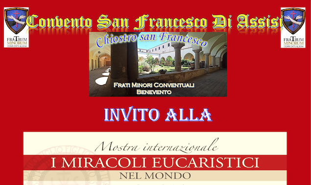 Benevento intitola una strada al Beato Acutis: plauso dei Frati Francescani al sindaco Mastella e mostra a Piazza Dogana