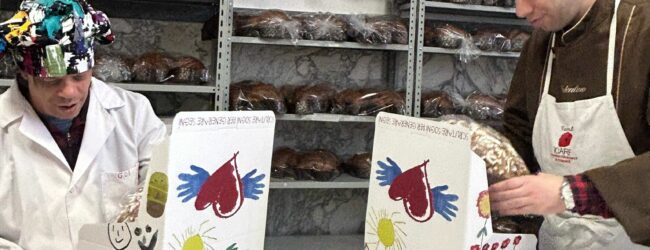 Pronte a volare sulle tavole pasquali colombe e uova del laboratorio di pasticceria sociale DolceMente