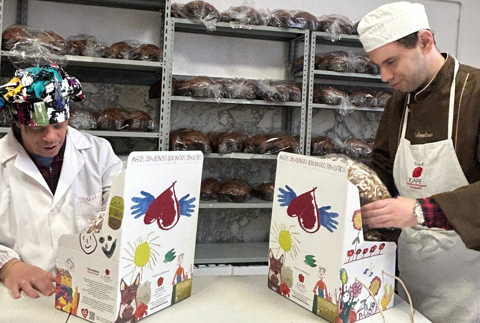 Pronte a volare sulle tavole pasquali colombe e uova del laboratorio di pasticceria sociale DolceMente