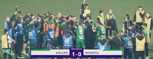 Avellino-Monopoli 1-0, Lescano firma il successo. La Serie B è a un passo