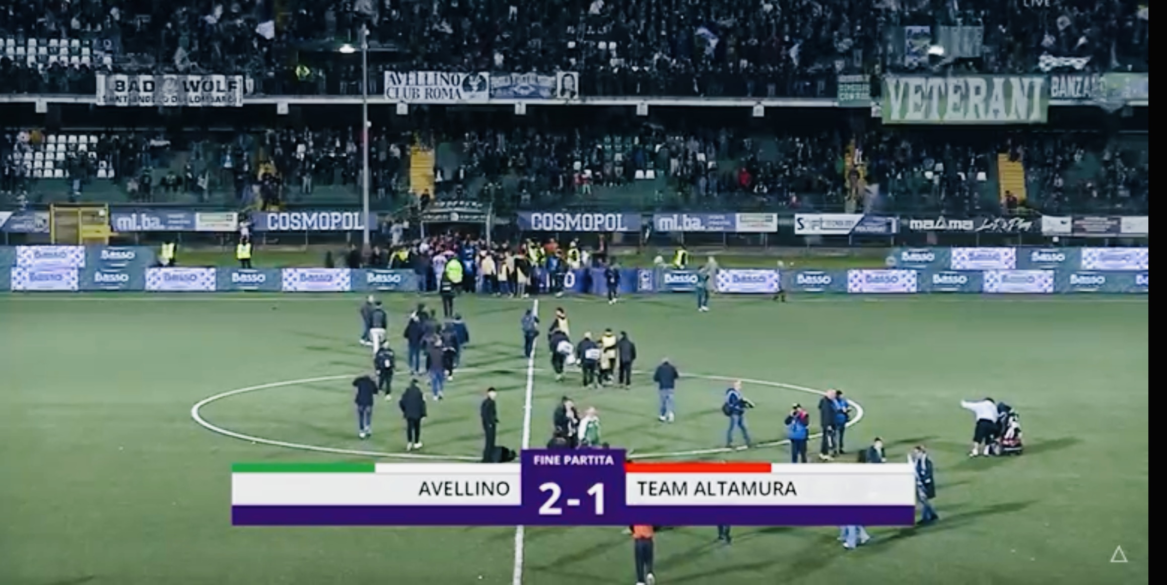Avellino- Altamura 2-1 grazie ai gol di Patierno e Lescano. È festa al Partenio