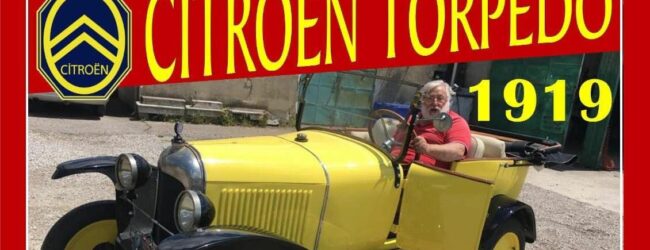 Raduno d’auto d’epoca a Foiano di Valfortore: protagonista la rarissima Citroën Torpedo del 1919