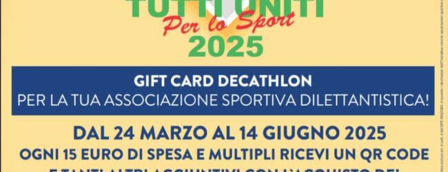 Una mano a SFERA nel segno dello sport