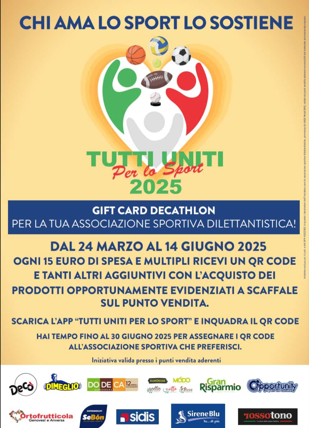 Una mano a SFERA nel segno dello sport