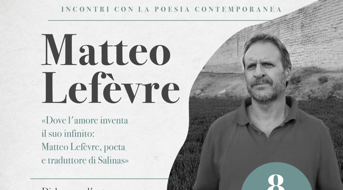 “Atlante delle Nuvole” incontra il poeta Matteo Levèfre