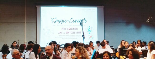 Gemellaggio e concerto con la scuola  “Pascoli” di  Benevento e l’IC “Don Ticozzi” di Lecco