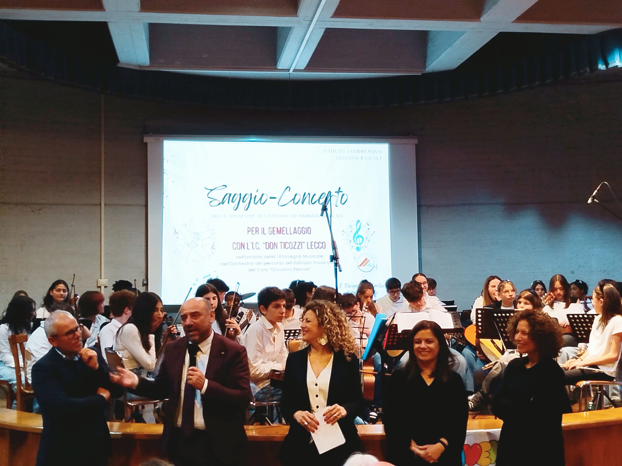 Gemellaggio e concerto con la scuola  “Pascoli” di  Benevento e l’IC “Don Ticozzi” di Lecco